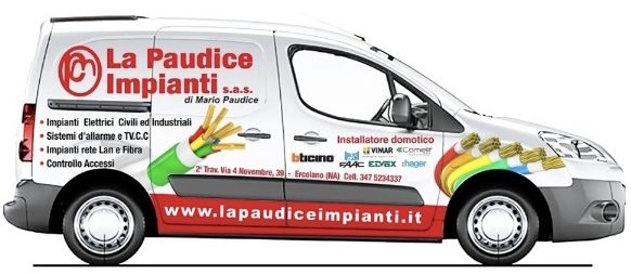 Furgone aziendale La Paudice Impianti